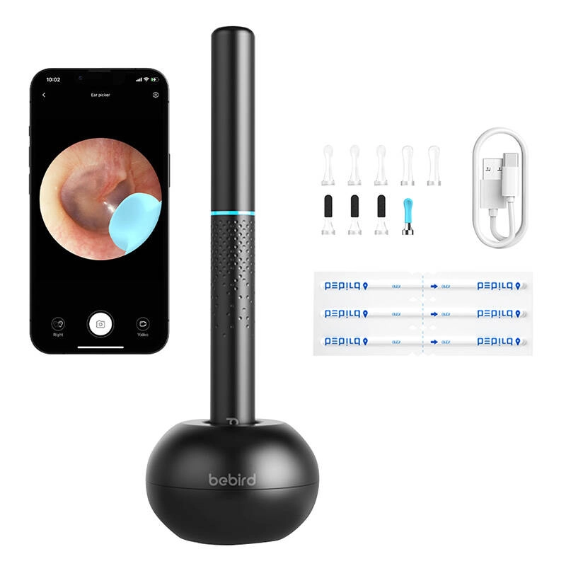 Levně Smart Visual Ear-Clean Rod Bebird M9 S (black)
