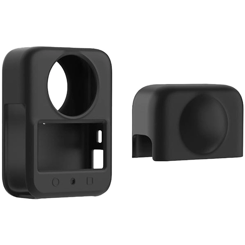 Levně Silikonový ochranný kryt a krytka objektivu pro dji osmo 360 (černý)
