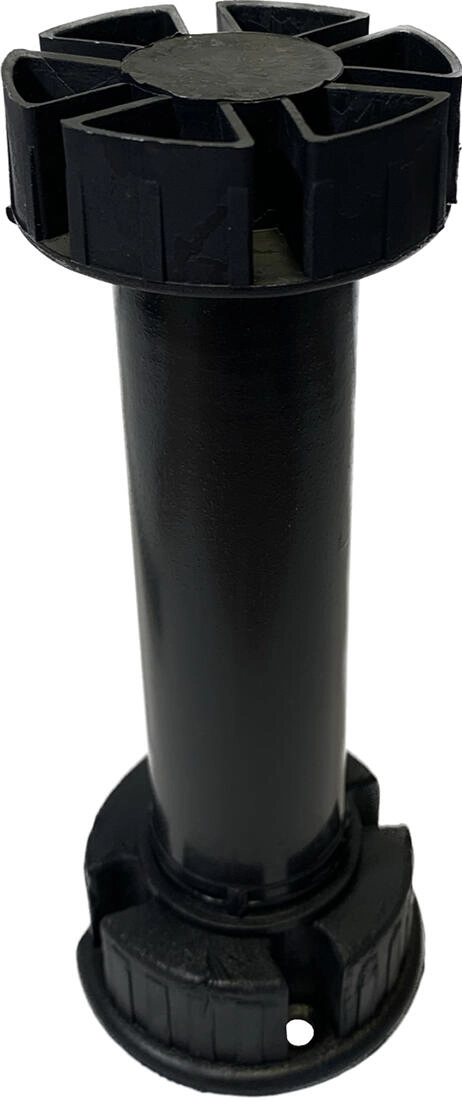 Levně Stavitelná nábytková noha plastová 137–170 mm, průměr 53/47 mm