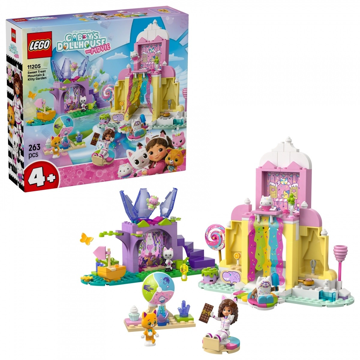 Levně LEGO® Gábinin kouzelný domek 11205 Cukrová hora a Kočičí zahrádka