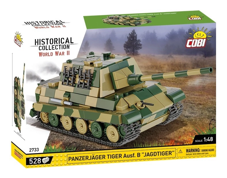 Levně COBI 2733 World War II Německý těžký stíhač tanků Panzerjäger Tiger Ausf.B Jagdtiger