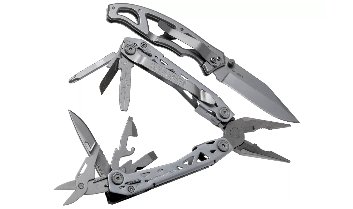 Levně Gerber set Suspension-NXT + nůž Mini Paraframe