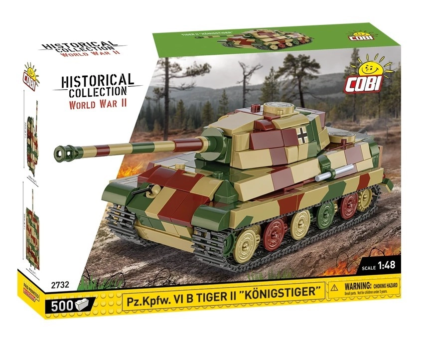 Levně COBI 2732 World War II Německý těžký tank Pz.Kpfw. VI B Tiger II KÖNIGSTIGER