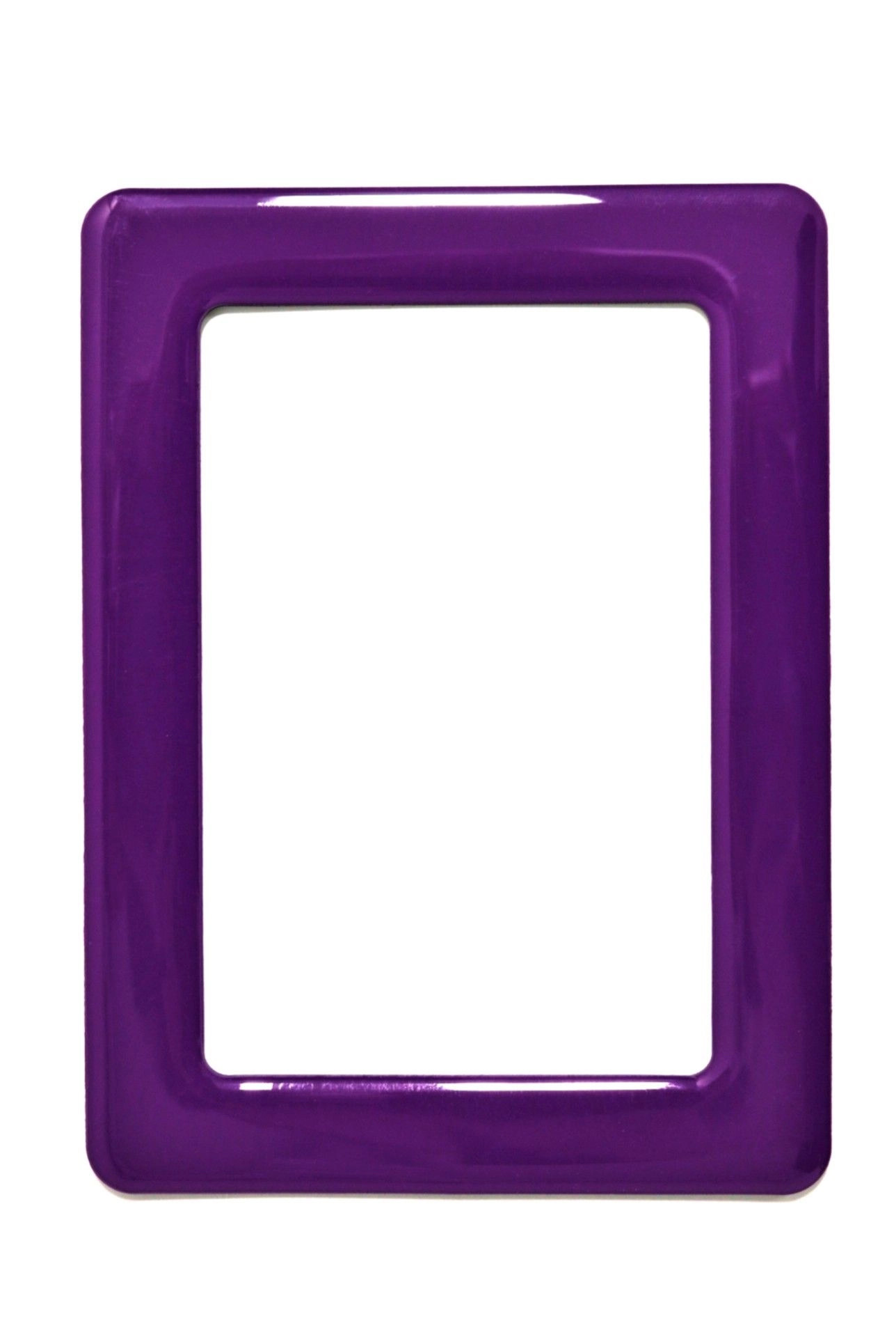 Levně Magnetický samolepicí rámeček fialové barvy 12.3x8.1cm