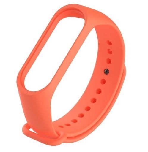 Levně Silikonový řemínek pro XIAOMI Mi Band 5/6 – oranžový