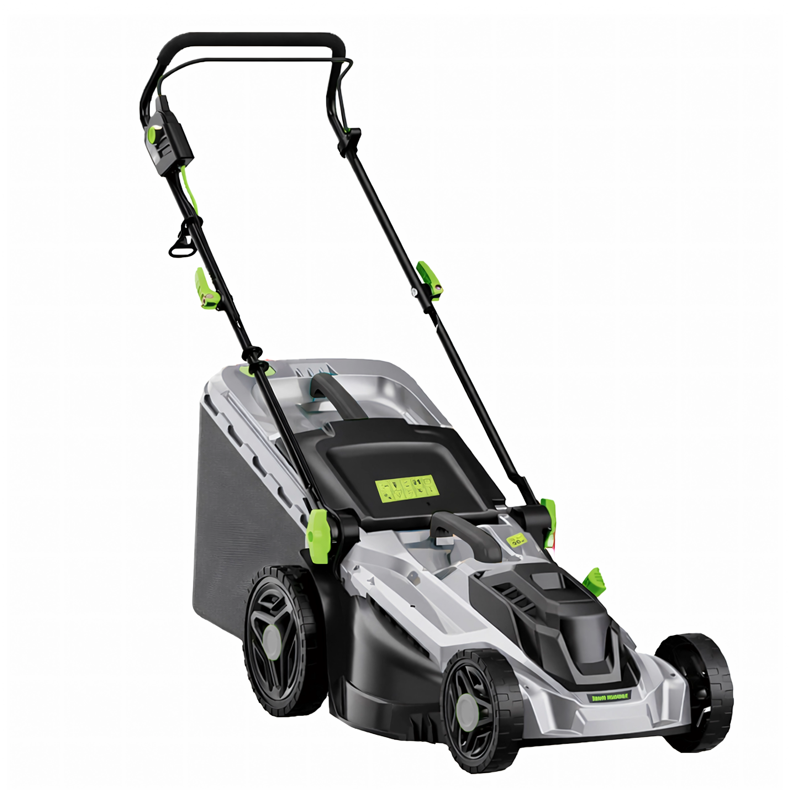 Levně Elektrická sekačka na trávu 2400 W s košem 50 l, záběr 43 cm