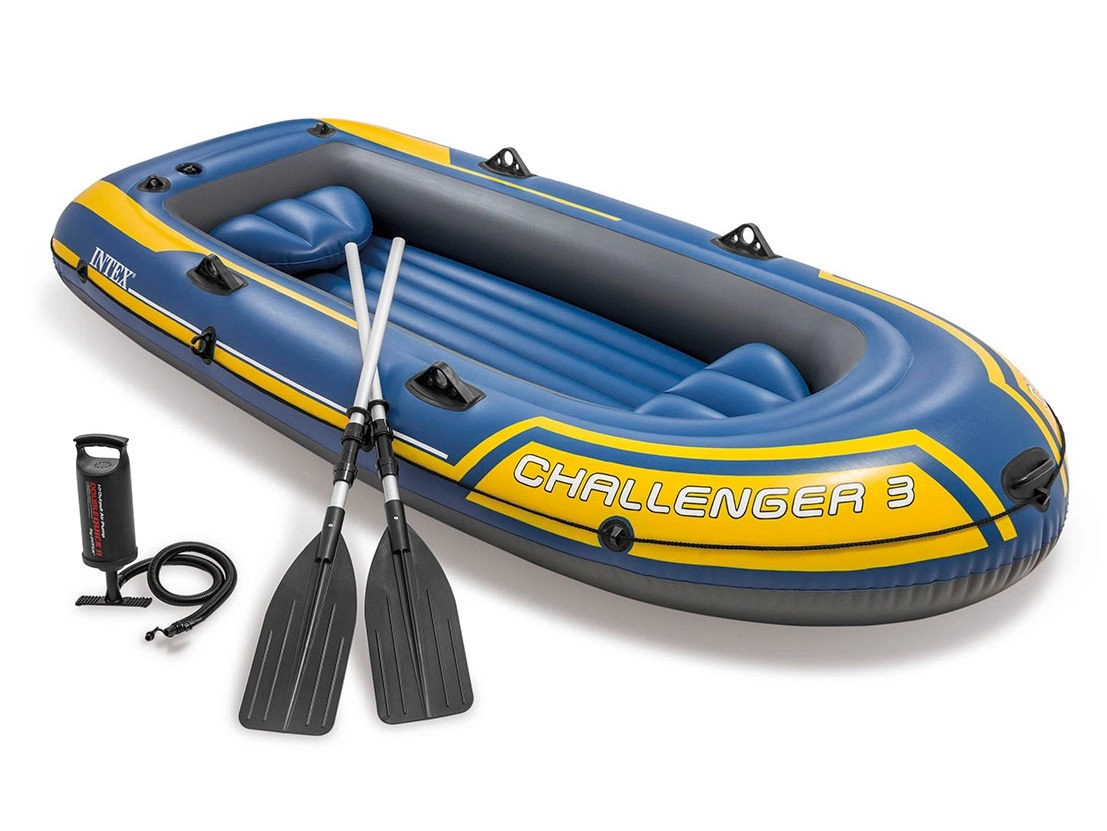 Levně Nafukovací člun Intex Challenger 3 set pro 3 osoby