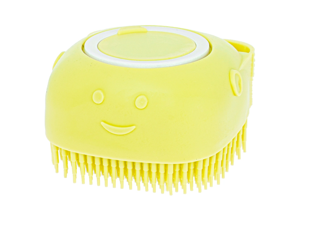 Levně Pet Comfort AG672D Silikonová houba do koupele pro domácí zvířata 8 x 8,5 x 6 cm modrá