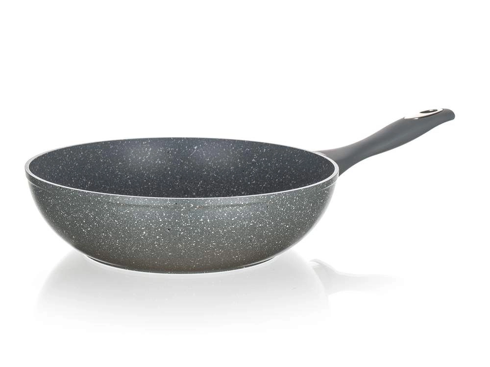 Levně Wok pánev Granite Grey 28 cm