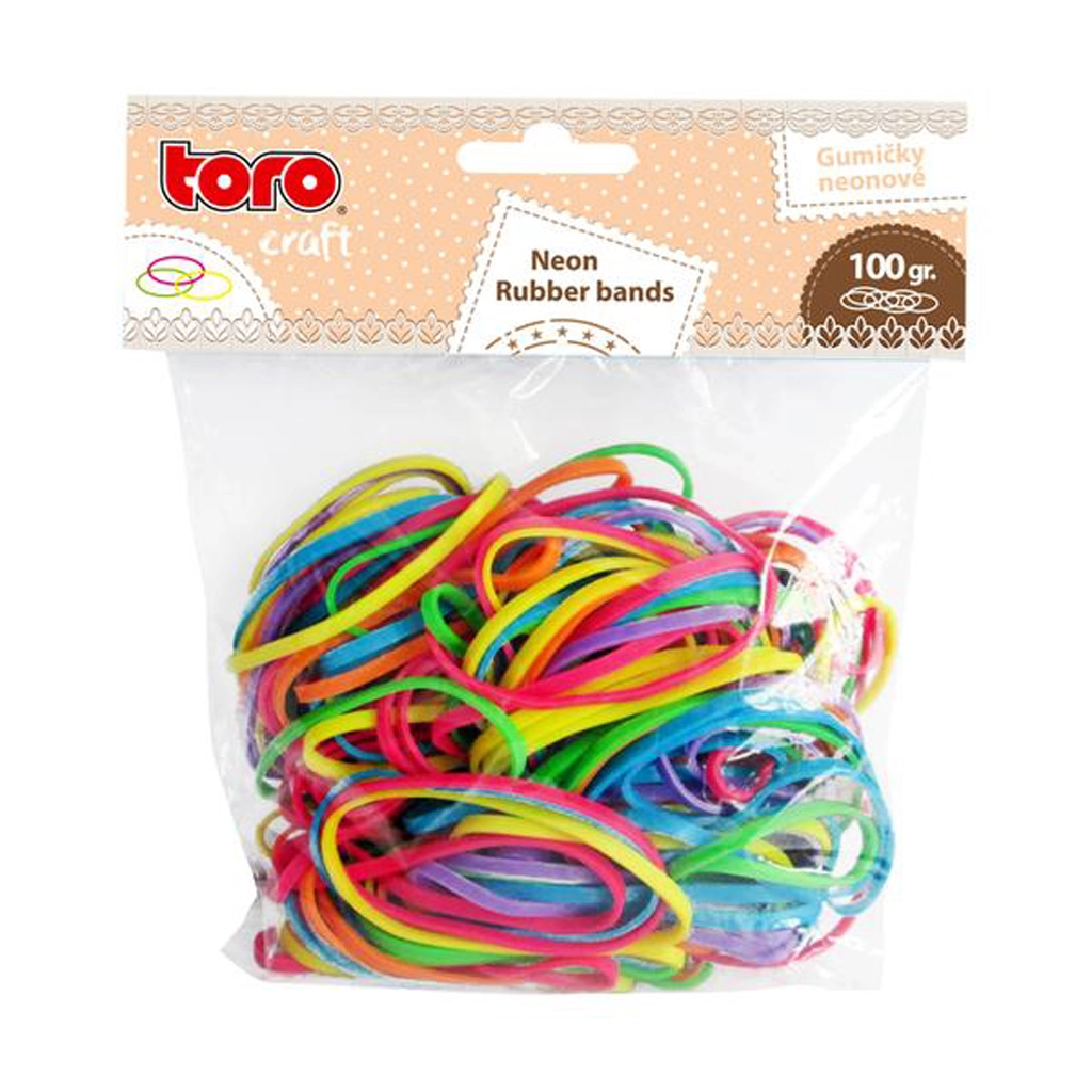 Levně Toro Gumičky neonové 100g 267116