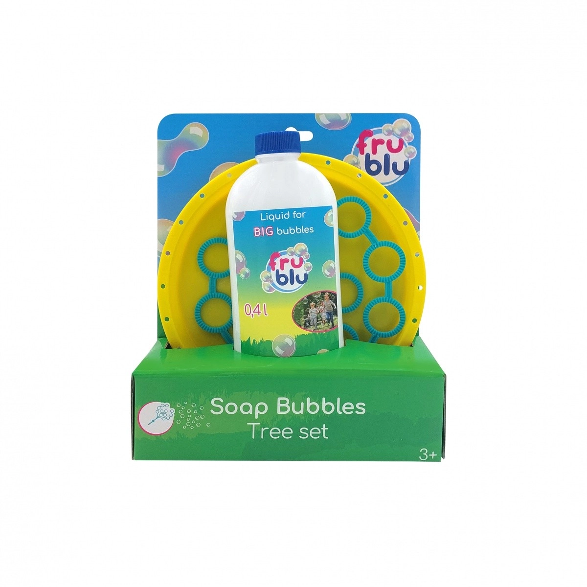 Levně Zestav pro výrobu bublinek Fru Blu Stromek s roztokem 0,4l