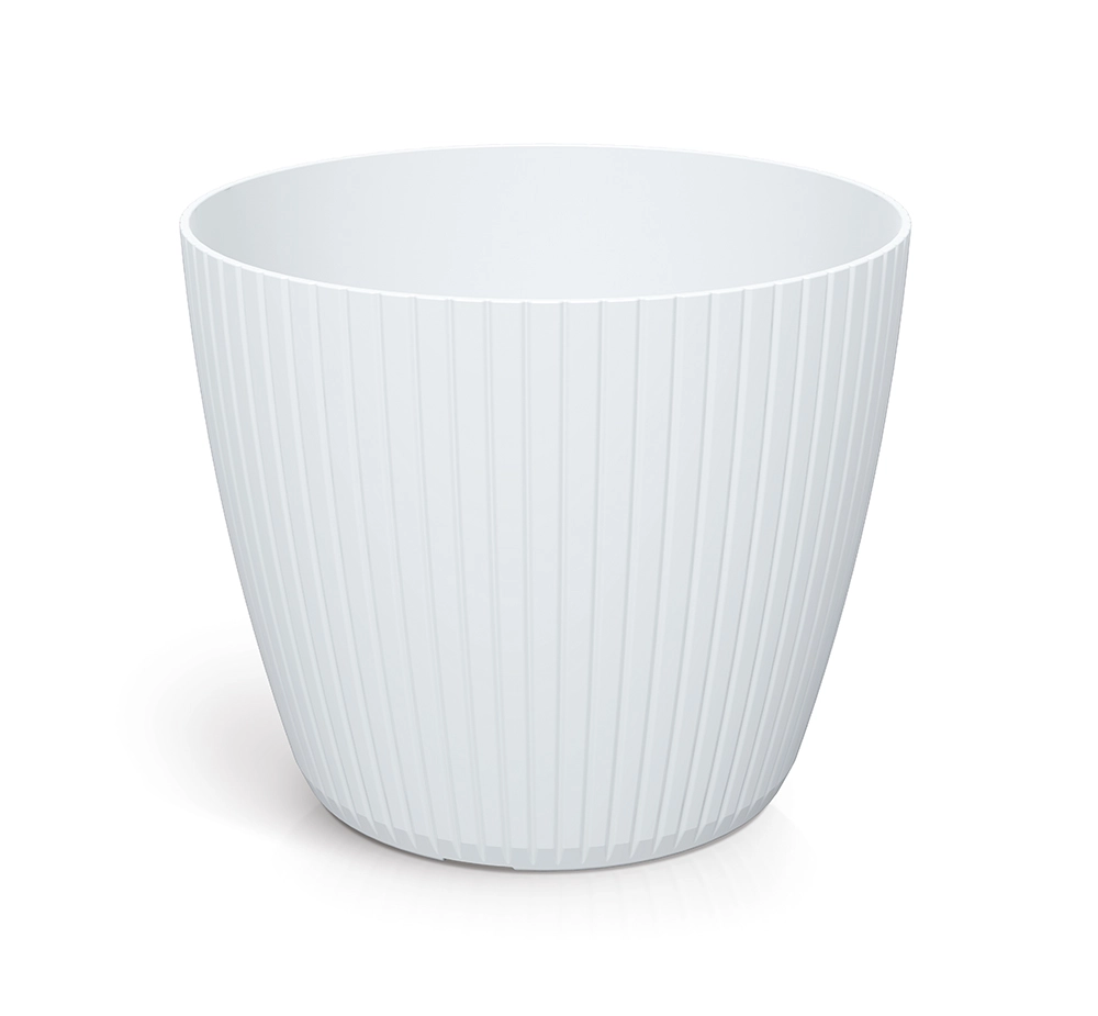 Levně Prosperplast Květináč LAMIE bílý, 34 cm