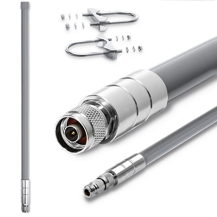 venkovní dookólná anténa lora 12 dBi, 868 MHz, sklolaminát, kabel 1,5 m