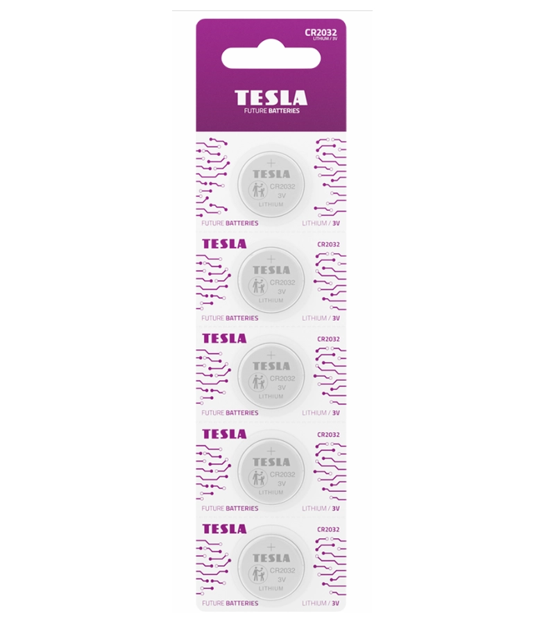 Levně TESLA CR2032 5ks 19320520