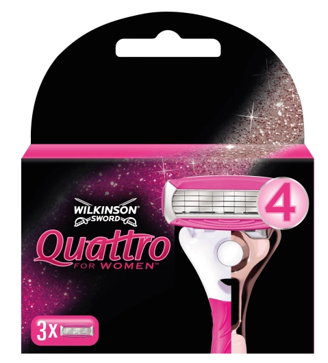 Levně Wilkinson Sword Quattro for Women 3 ks