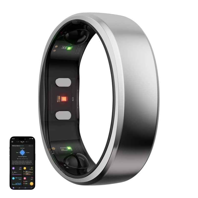 Levně RingConn Smartring Gen 2 velikost 11 stříbrná RCA-01