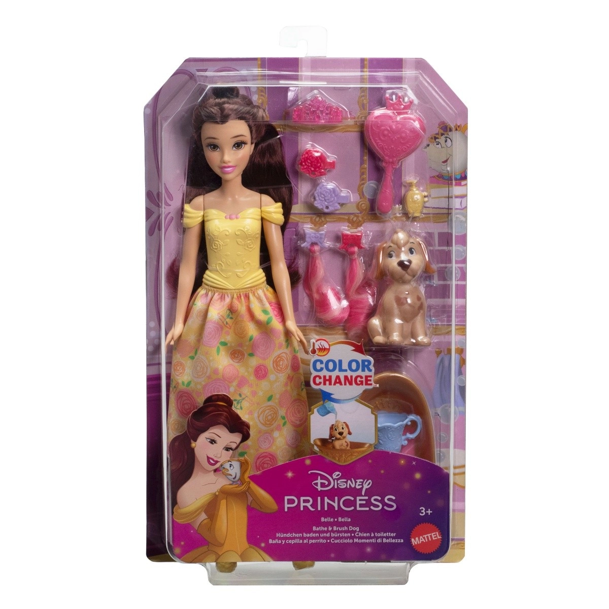Levně Mattel Disney Princess Bella a pejsek
