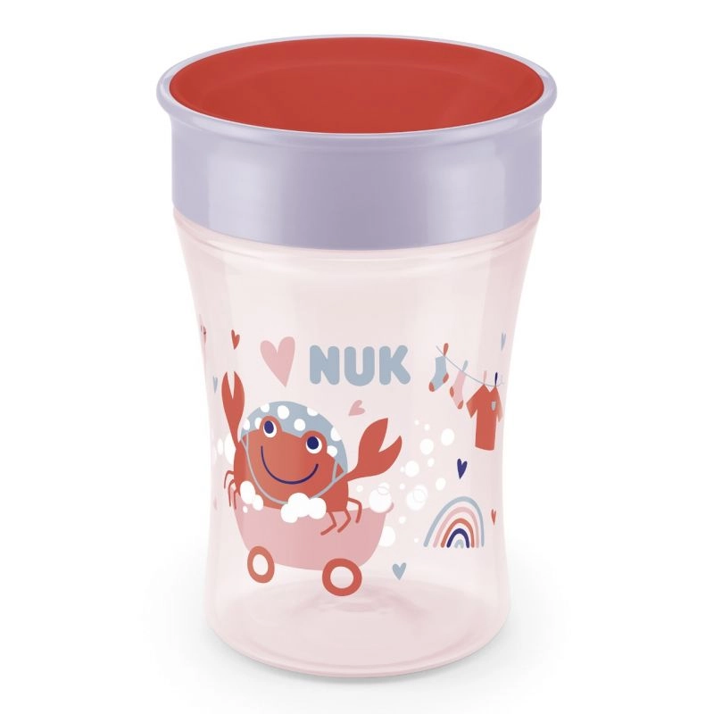 Levně Nuk hrníček s víčkem Magic Cup Pink 230 ml