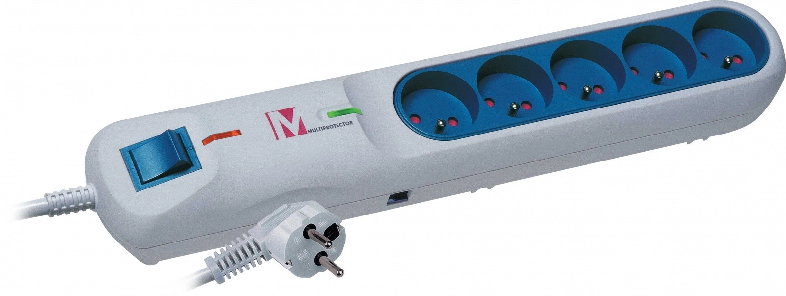 Přepěťová ochrana Lestar LFT-2001A, 3L EMI/RFI, 2,5 m, šedá