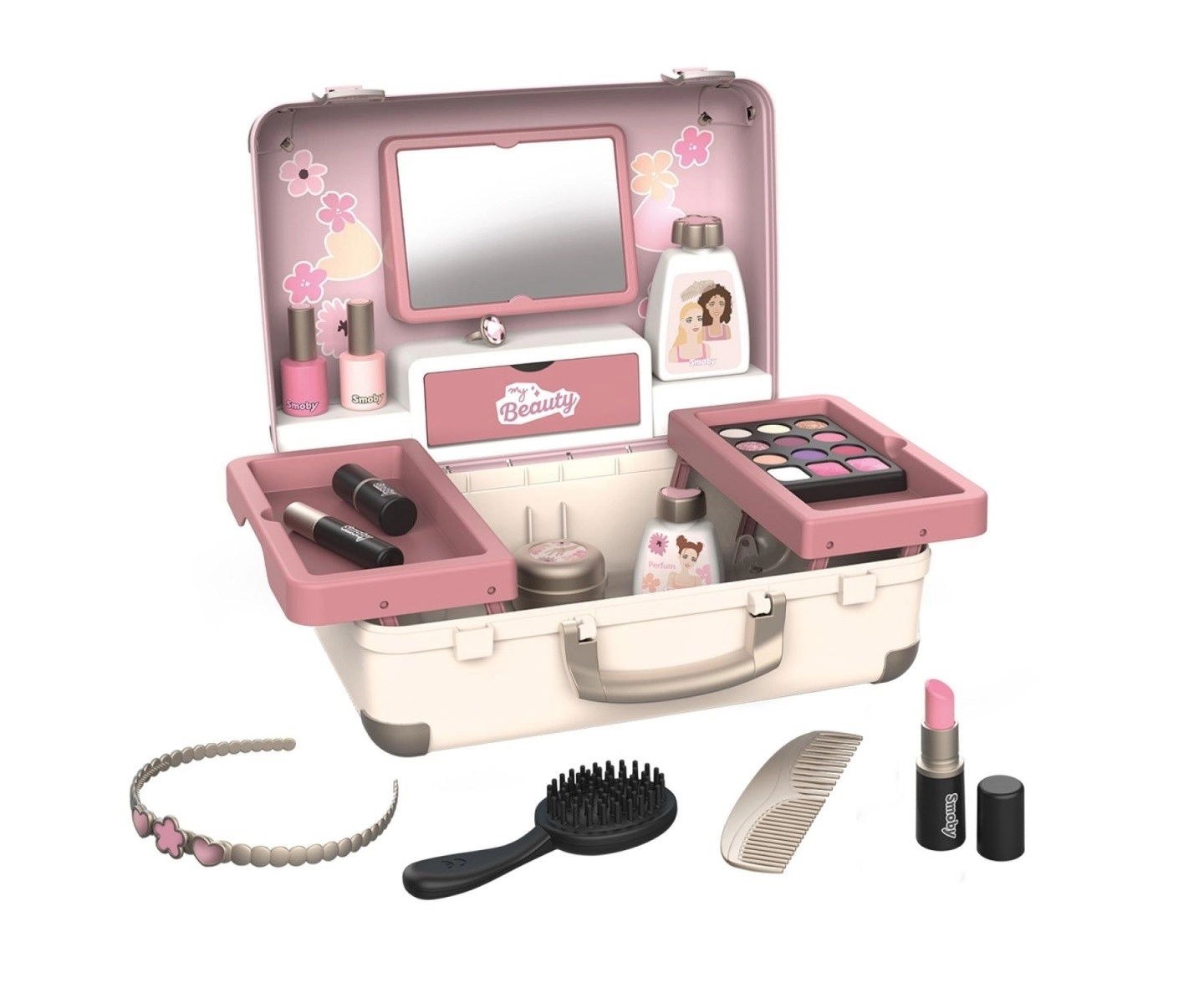 Levně Smoby My Beauty Kosmetický kufřík s příslušenstvím