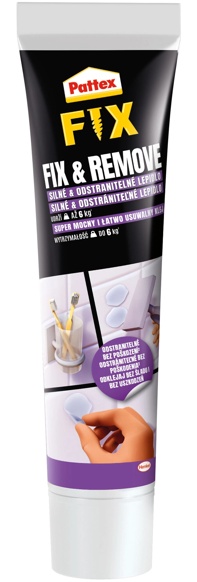 Levně Pattex Fix & Remove montážní lepidlo 44g