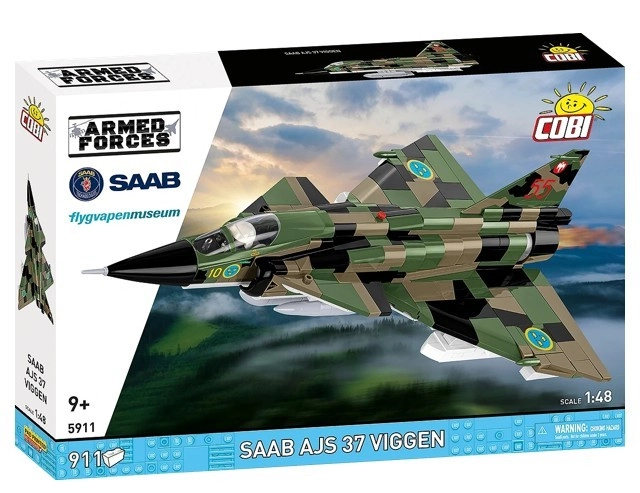 Levně Cobi 5911 Armed Forces SAAB AJS37 VIGGEN, 1:48, 911 k