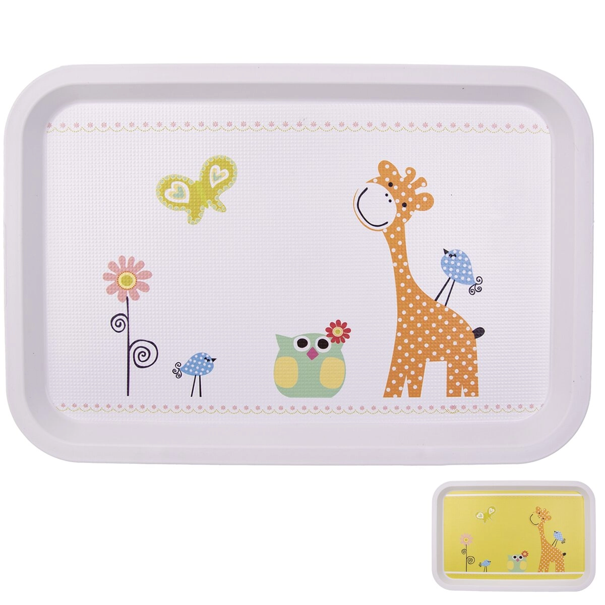 Levně Orion Dětský servírovací tác Žirafa 30,5x21cm