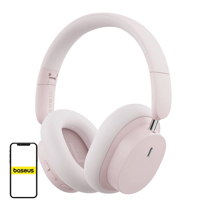 Levně Baseus Bowie D05 bezdrátová sluchátka Bluetooth 5.2 růžovo-zlatá