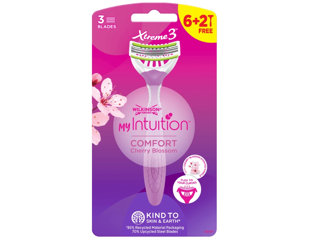 Levně Wilkinson Sword Xtreme 3 Comfort Cherry Blossom 8 ks