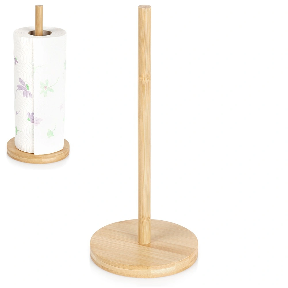 Levně Bambusový stojan na papírové utěrky 29,5 cm