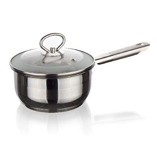 Levně M.A.T. Rendlík 14 cm se skl.poklicí 0,9l nerez Matte