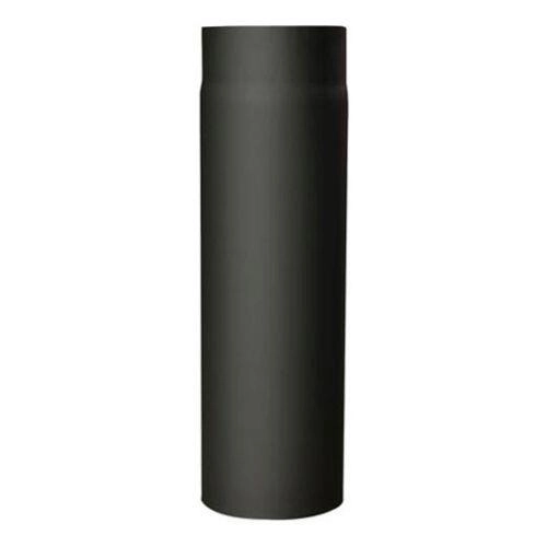 Levně Kouřová roura s otvorem 120 mm, délka 250 mm, černá