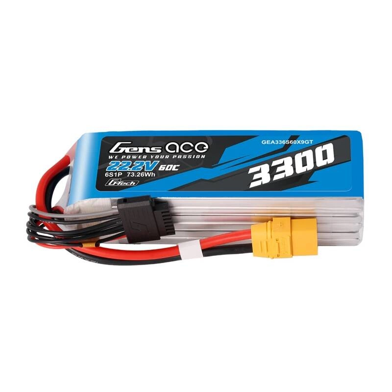 Levně Gens Ace Akumulátor Lipo G-Tech 3300mAh 22,2V 60C 6S1P XT90