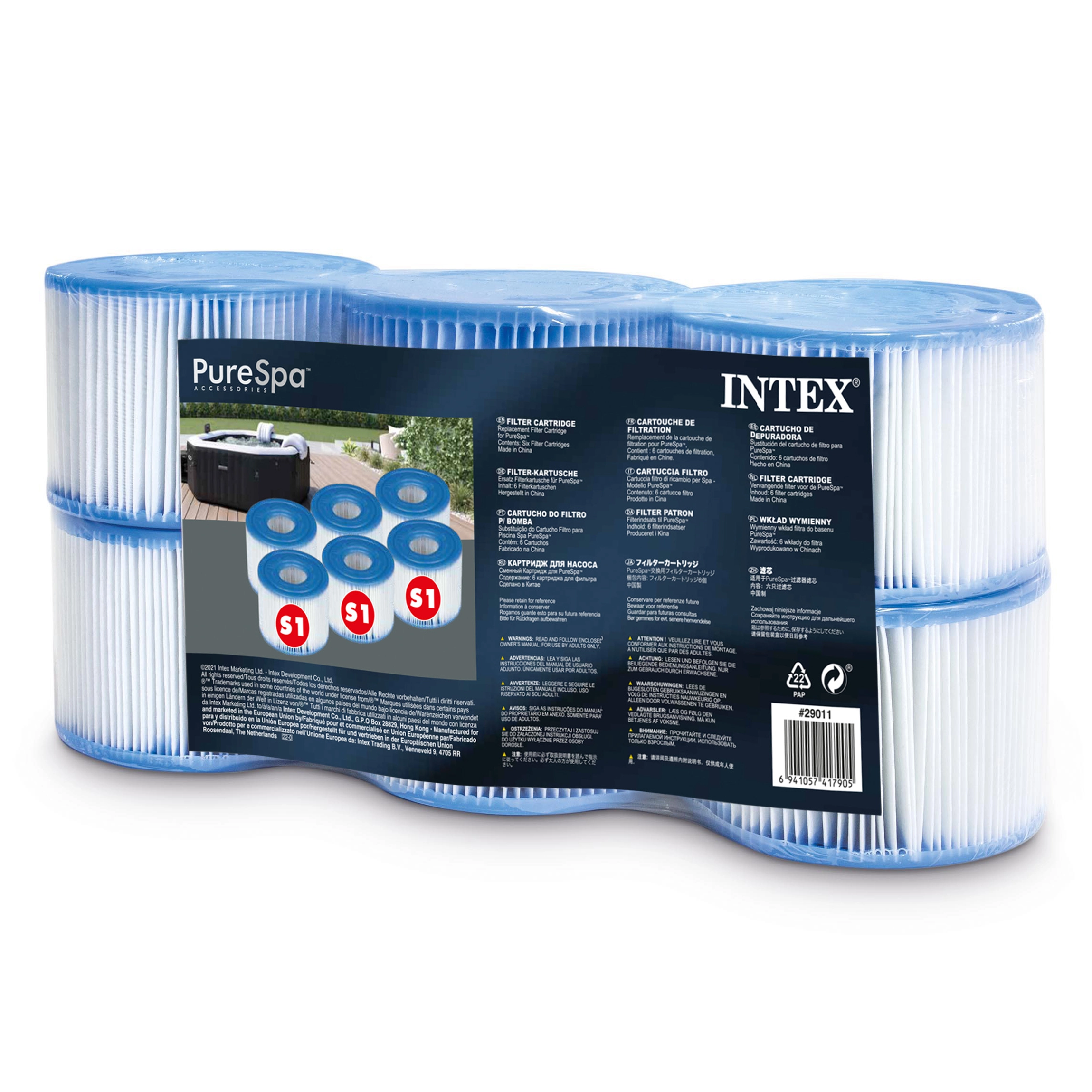 Levně INTEX 29011 Whirlpool filtrační kartuše S1 (6ks)
