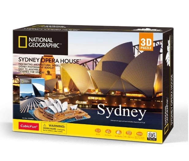 Levně Cubic Fun 3D puzzle National Geographic: Sydney 86 ks