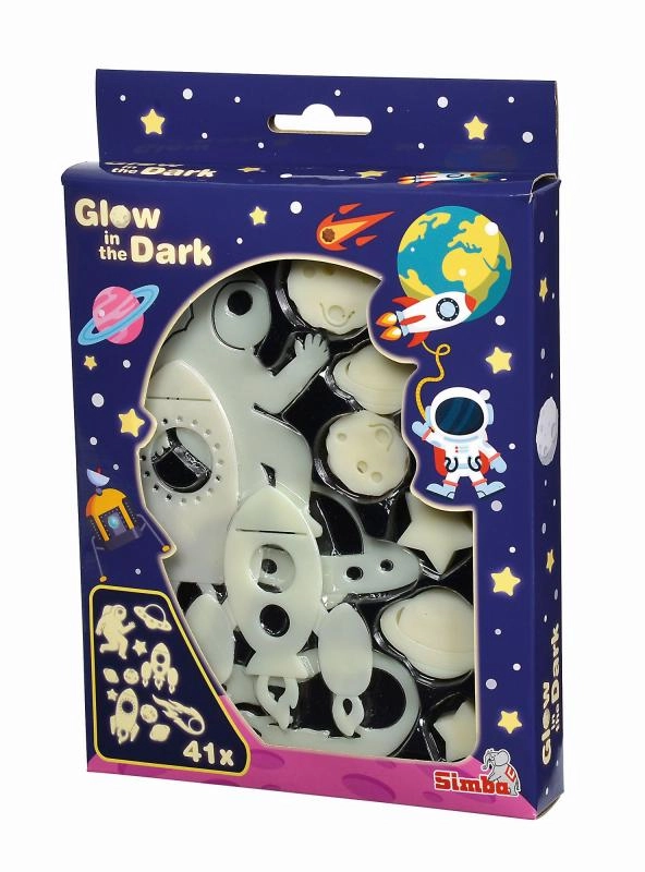 Levně SIMBA World of Toys GID Svítící hvězdičky a vesmírná tělesa