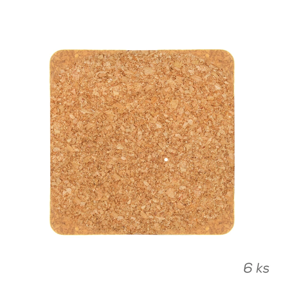 Levně Orion prostírání korek 6 ks 9,5x9,5cm