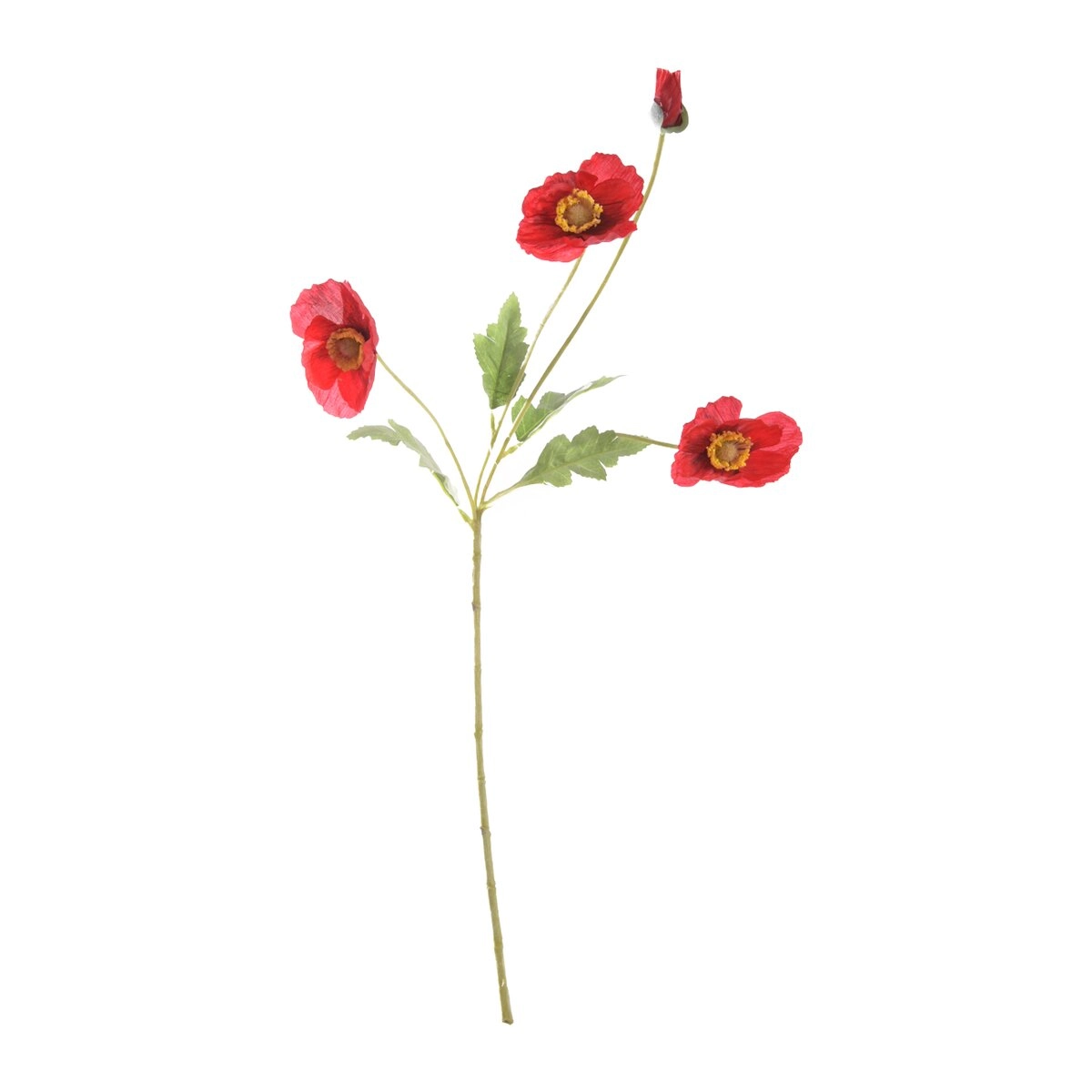 Levně Umělý vlčí mák červený 58 cm