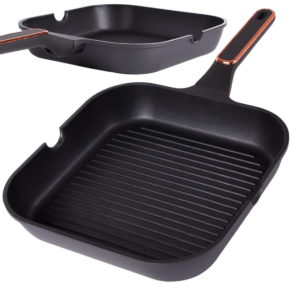 Levně Verk 07154 Pánev grilovací s nepřilnavým povrchem 28cm