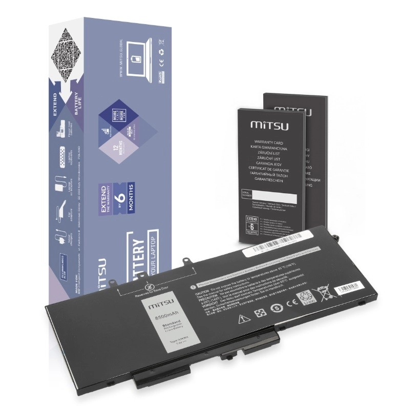Levně Baterie MITSU pro Dell Latitude a Precision 8500 mAh 64,6 Wh
