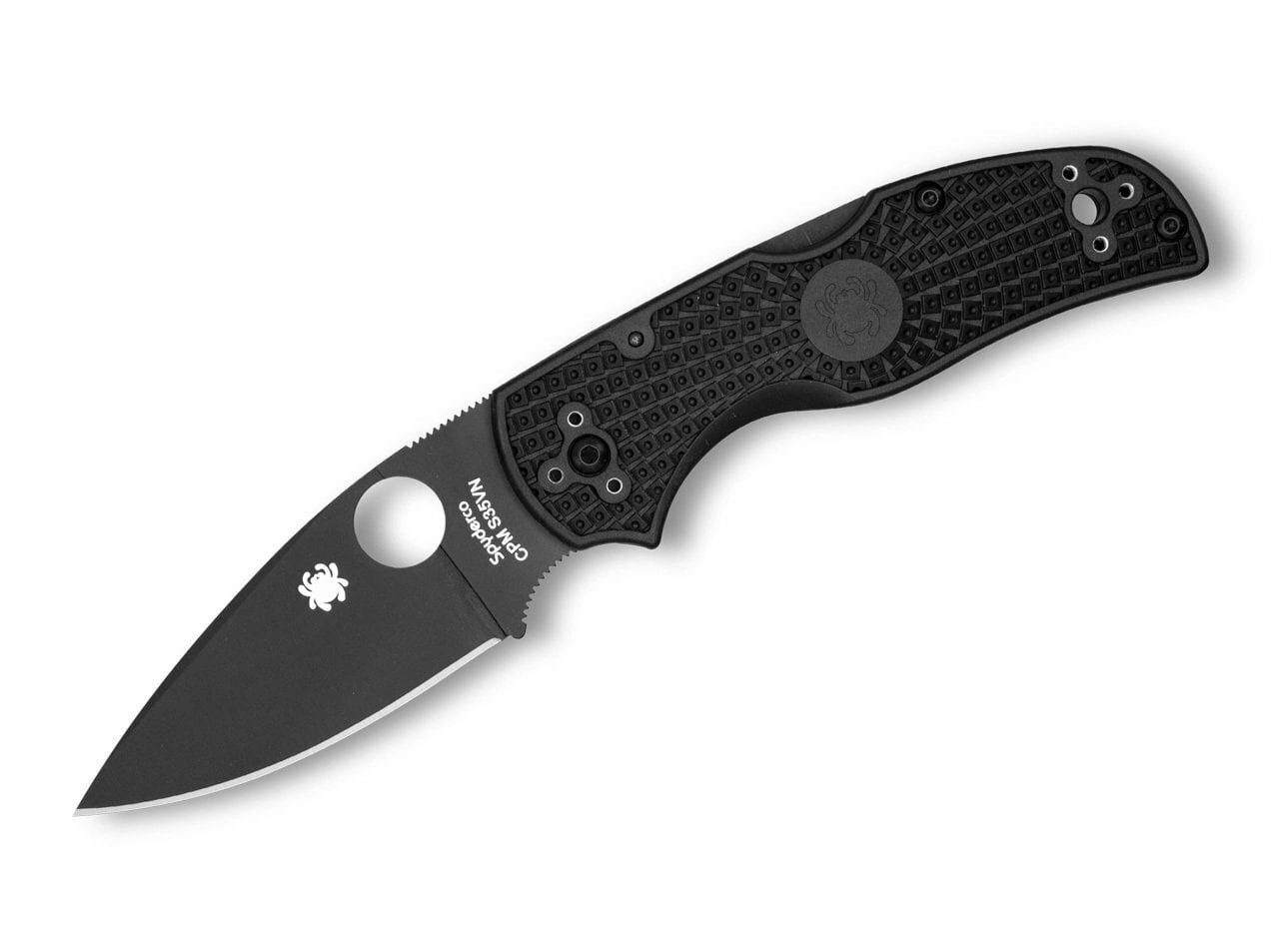 Levně Kapesní nůž Spyderco Native 5 Black, černý FRN, 8 cm