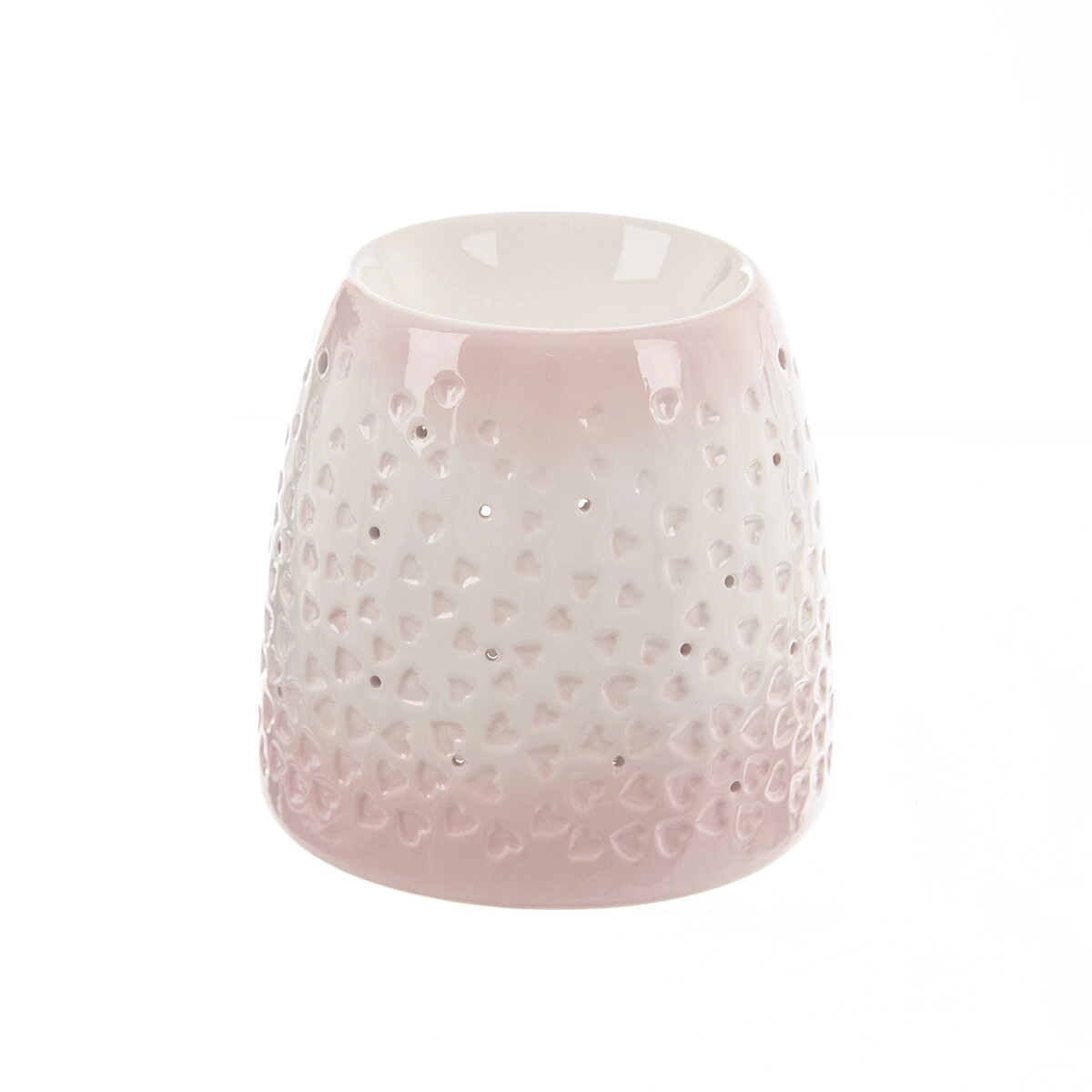 Levně Aromalampa X3153 dolomit bílá s růžovou 12,6 x 12,6 cm