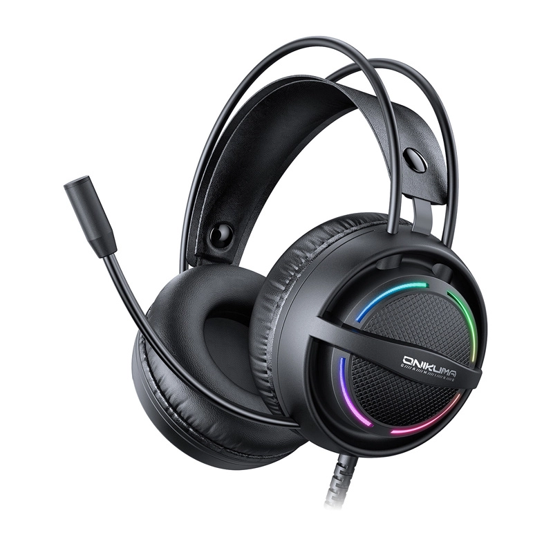 Levně Herní sluchátka onikuma x88 s rgb podsvícením a mikrofonem