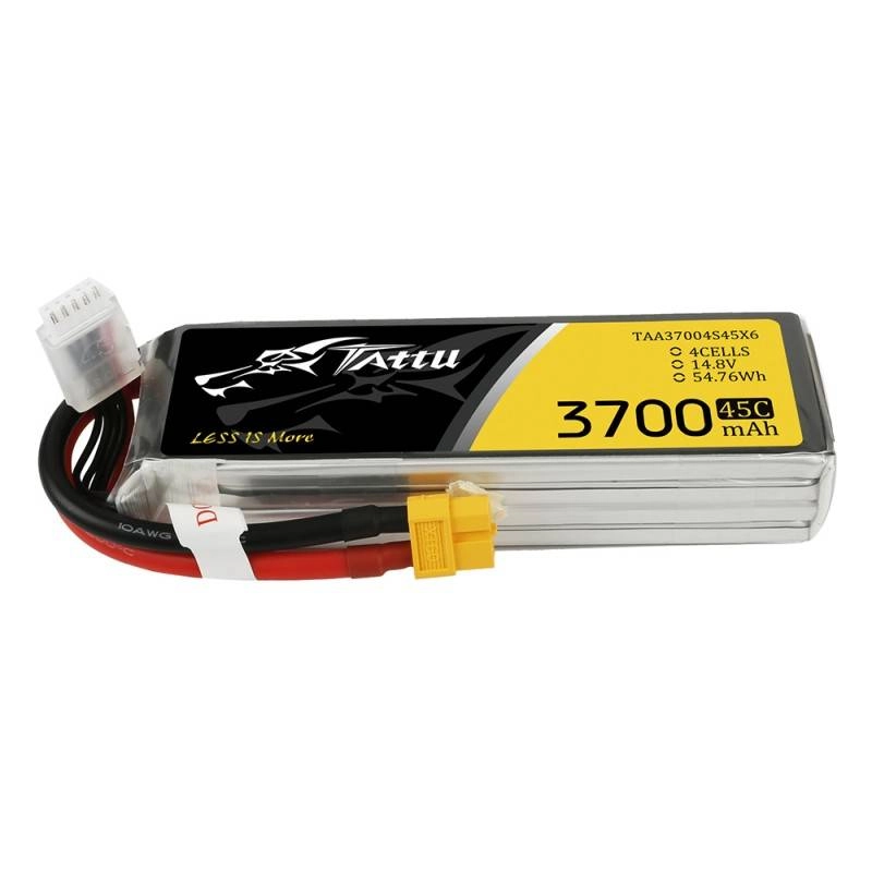Levně Gens Ace LiPo Tattu Serie 4S 4S1P 45C XT60 Plug 14,8V 3700 mAh