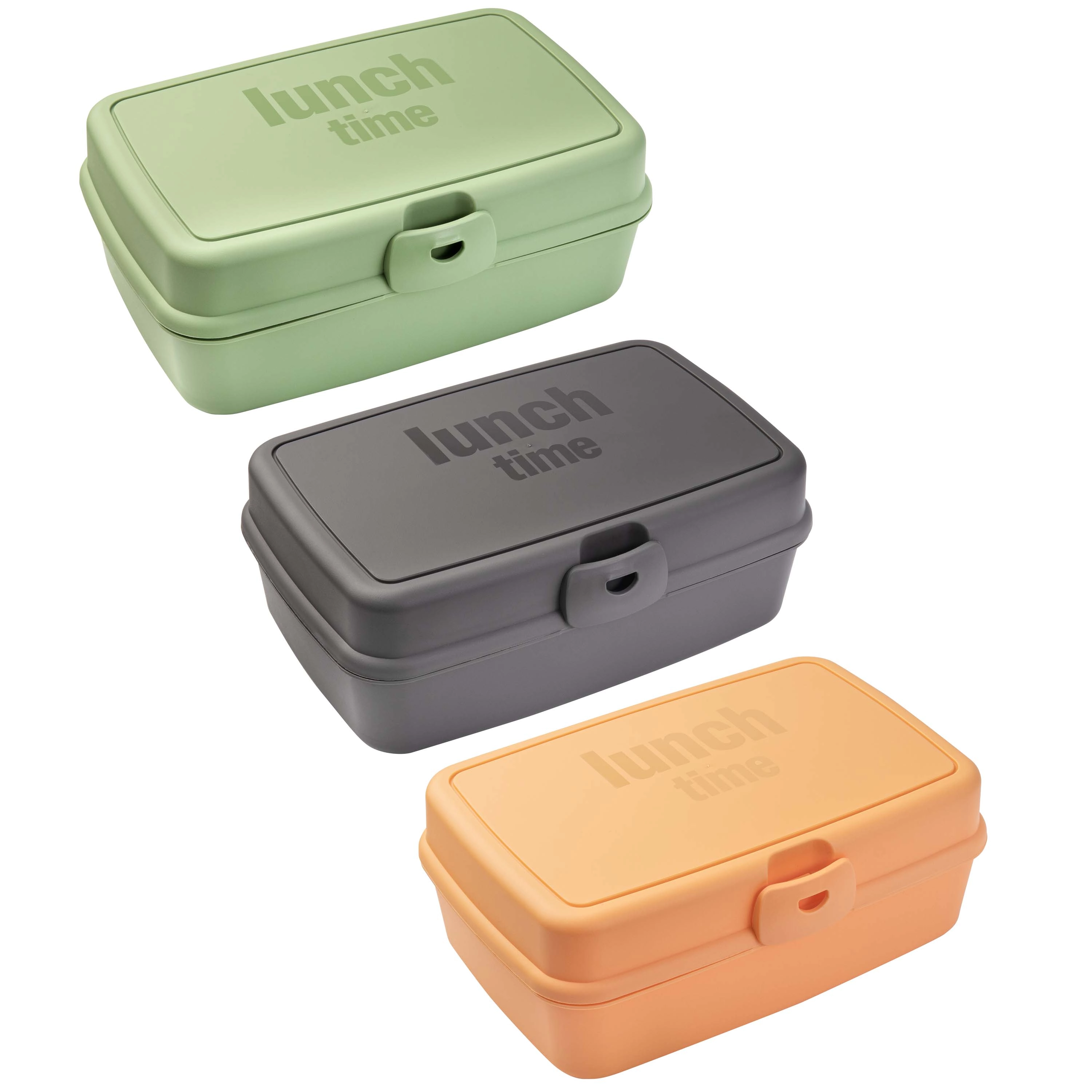 Levně Plastový svačinový box 2,15 l – mix barev
