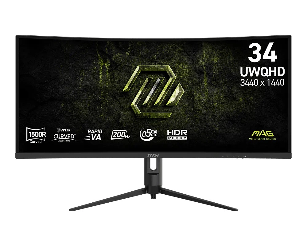 Levně MSI MAG 342CQRF E20 herní prohnutý monitor 34" UWQHD 200 Hz