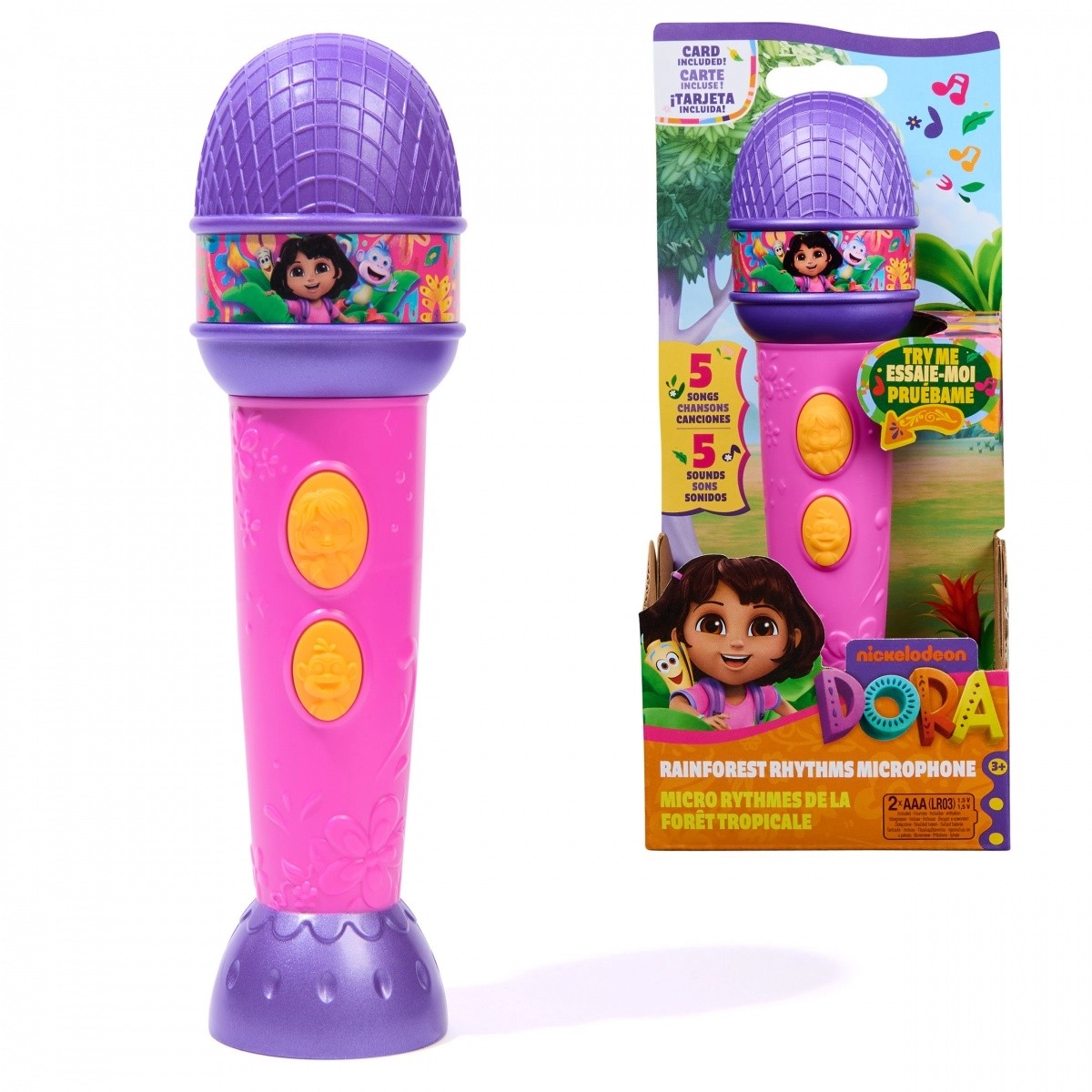 Levně Spin Master Zvukové efekty Dora Mikrofon