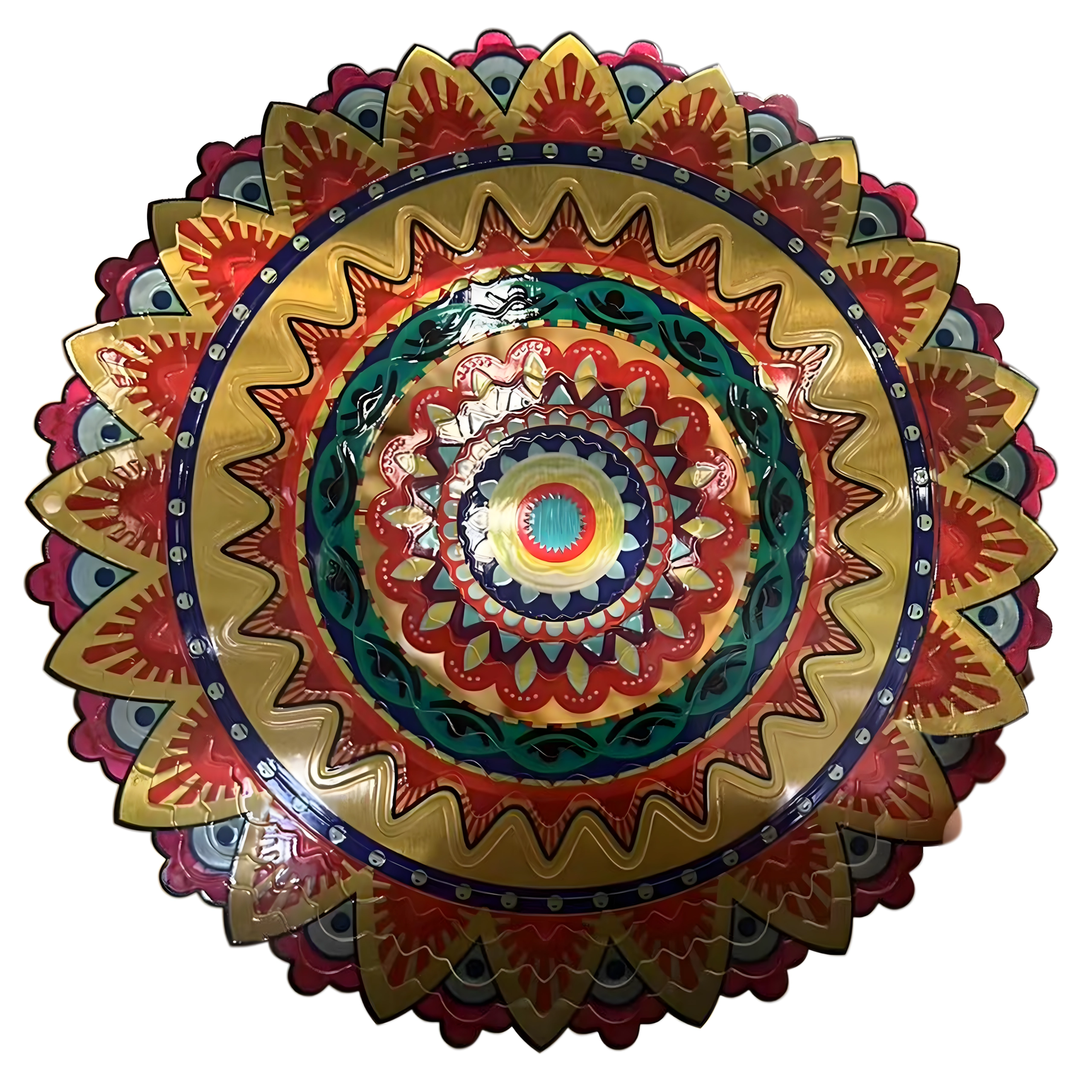 Levně Závěsný 3D větrník mandala 12″