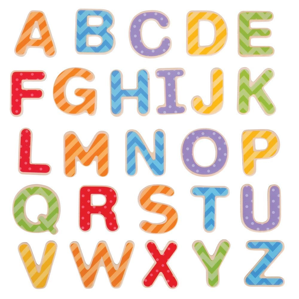 Levně Bigjigs Toys magnetická abeceda velká