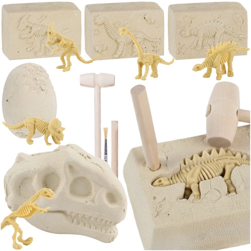 Vykopávky dinosaurů 5v1 Kruzzel – vzdělávací paleontologická sada pro děti